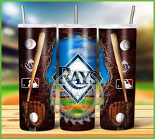 Load image into Gallery viewer, Professional Baseball Wooden Frame Tumbler Graphics Package