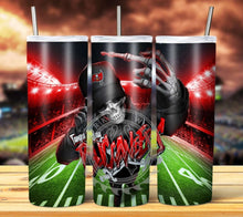 Load image into Gallery viewer, Professional Football Skeleton Tumbler Graphics Package