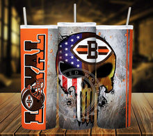 Load image into Gallery viewer, Professional Football Loyal Skull Tumbler Graphics Package