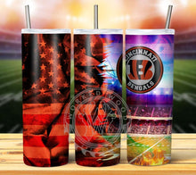 Load image into Gallery viewer, Professional Football Grunge Tumbler Graphics Package