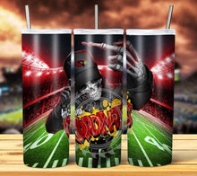 Load image into Gallery viewer, Professional Football Skeleton Tumbler Graphics Package