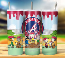 Load image into Gallery viewer, Peanuts Baseball Tumbler Graphics Package