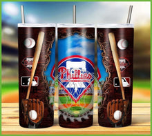 Load image into Gallery viewer, Professional Baseball Wooden Frame Tumbler Graphics Package