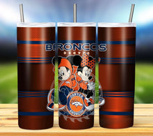 Load image into Gallery viewer, Professional Football Micky and Minnie Tumbler Graphics Package