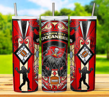 Load image into Gallery viewer, Professional Football Stained Glass v1 Tumbler Graphics Package