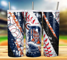 Load image into Gallery viewer, Professional Baseball Glitter Tumbler Graphics Package