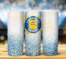 Load image into Gallery viewer, Professional Football Watercolor Glitter Tumbler Graphics Package