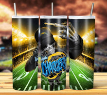 Load image into Gallery viewer, Professional Football Skeleton Tumbler Graphics Package