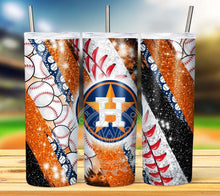 Load image into Gallery viewer, Professional Baseball Glitter Tumbler Graphics Package