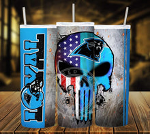 Load image into Gallery viewer, Professional Football Loyal Skull Tumbler Graphics Package