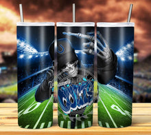 Load image into Gallery viewer, Professional Football Skeleton Tumbler Graphics Package
