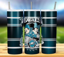 Load image into Gallery viewer, Professional Football Micky and Minnie Tumbler Graphics Package