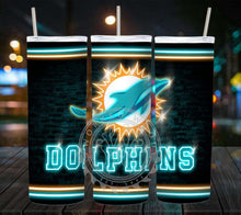 Load image into Gallery viewer, Professional Football Neon Lights Tumbler Graphics Package