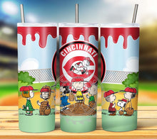 Load image into Gallery viewer, Peanuts Baseball Tumbler Graphics Package