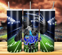Load image into Gallery viewer, Professional Football Skeleton Tumbler Graphics Package