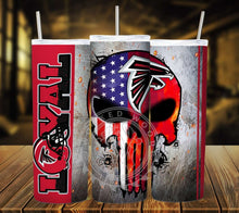 Load image into Gallery viewer, Professional Football Loyal Skull Tumbler Graphics Package
