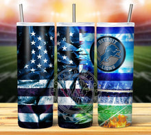 Load image into Gallery viewer, Professional Football Grunge Tumbler Graphics Package