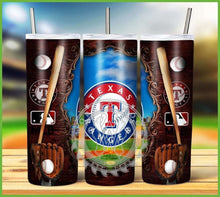 Load image into Gallery viewer, Professional Baseball Wooden Frame Tumbler Graphics Package