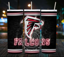 Load image into Gallery viewer, Professional Football Neon Lights Tumbler Graphics Package