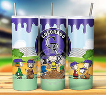 Load image into Gallery viewer, Peanuts Baseball Tumbler Graphics Package