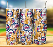 Load image into Gallery viewer, Professional Baseball Seamless Tumbler Graphics Package