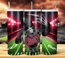 Load image into Gallery viewer, Professional Football Skeleton Tumbler Graphics Package