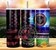 Load image into Gallery viewer, Professional Football Grunge Tumbler Graphics Package