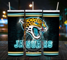 Load image into Gallery viewer, Professional Football Neon Lights Tumbler Graphics Package