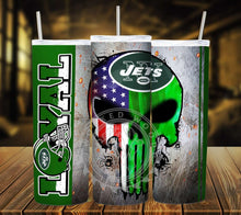 Load image into Gallery viewer, Professional Football Loyal Skull Tumbler Graphics Package