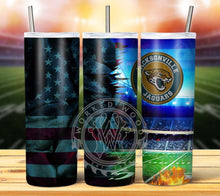 Load image into Gallery viewer, Professional Football Grunge Tumbler Graphics Package