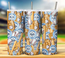 Load image into Gallery viewer, Professional Baseball Seamless Tumbler Graphics Package