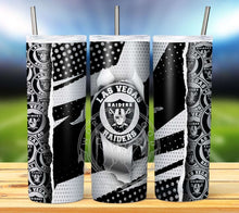 Load image into Gallery viewer, Professional Football Ripped Hole Tumbler Graphics Package