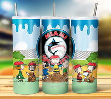 Load image into Gallery viewer, Peanuts Baseball Tumbler Graphics Package