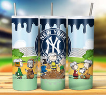 Load image into Gallery viewer, Peanuts Baseball Tumbler Graphics Package