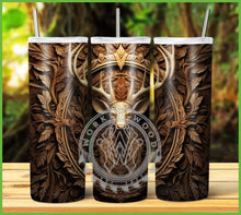 Load image into Gallery viewer, Engraved Deer Tumbler Graphics Package