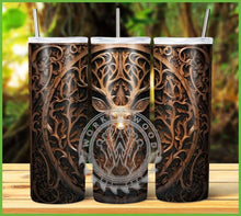 Load image into Gallery viewer, Engraved Deer Tumbler Graphics Package
