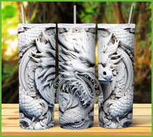 Load image into Gallery viewer, 3D Dragon Tumbler Graphics Package