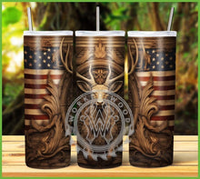 Load image into Gallery viewer, Engraved Deer Tumbler Graphics Package