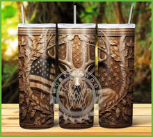 Load image into Gallery viewer, Engraved Deer Tumbler Graphics Package