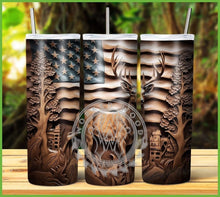 Load image into Gallery viewer, Engraved Deer Tumbler Graphics Package