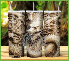 Load image into Gallery viewer, 3D Dragon Tumbler Graphics Package