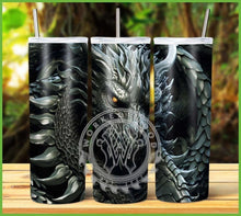 Load image into Gallery viewer, 3D Dragon Tumbler Graphics Package