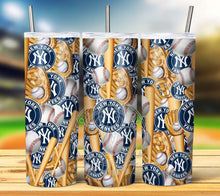 Load image into Gallery viewer, Professional Baseball Seamless Tumbler Graphics Package
