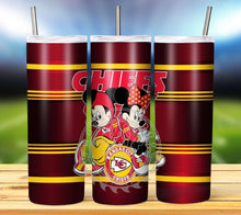 Load image into Gallery viewer, Professional Football Micky and Minnie Tumbler Graphics Package