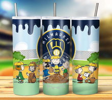 Load image into Gallery viewer, Peanuts Baseball Tumbler Graphics Package