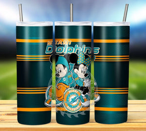 Professional Football Micky and Minnie Tumbler Graphics Package