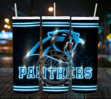 Load image into Gallery viewer, Professional Football Neon Lights Tumbler Graphics Package