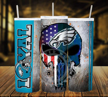 Load image into Gallery viewer, Professional Football Loyal Skull Tumbler Graphics Package