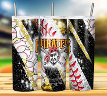 Load image into Gallery viewer, Professional Baseball Glitter Tumbler Graphics Package