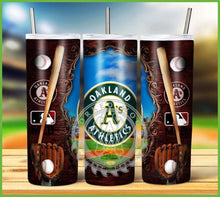 Load image into Gallery viewer, Professional Baseball Wooden Frame Tumbler Graphics Package